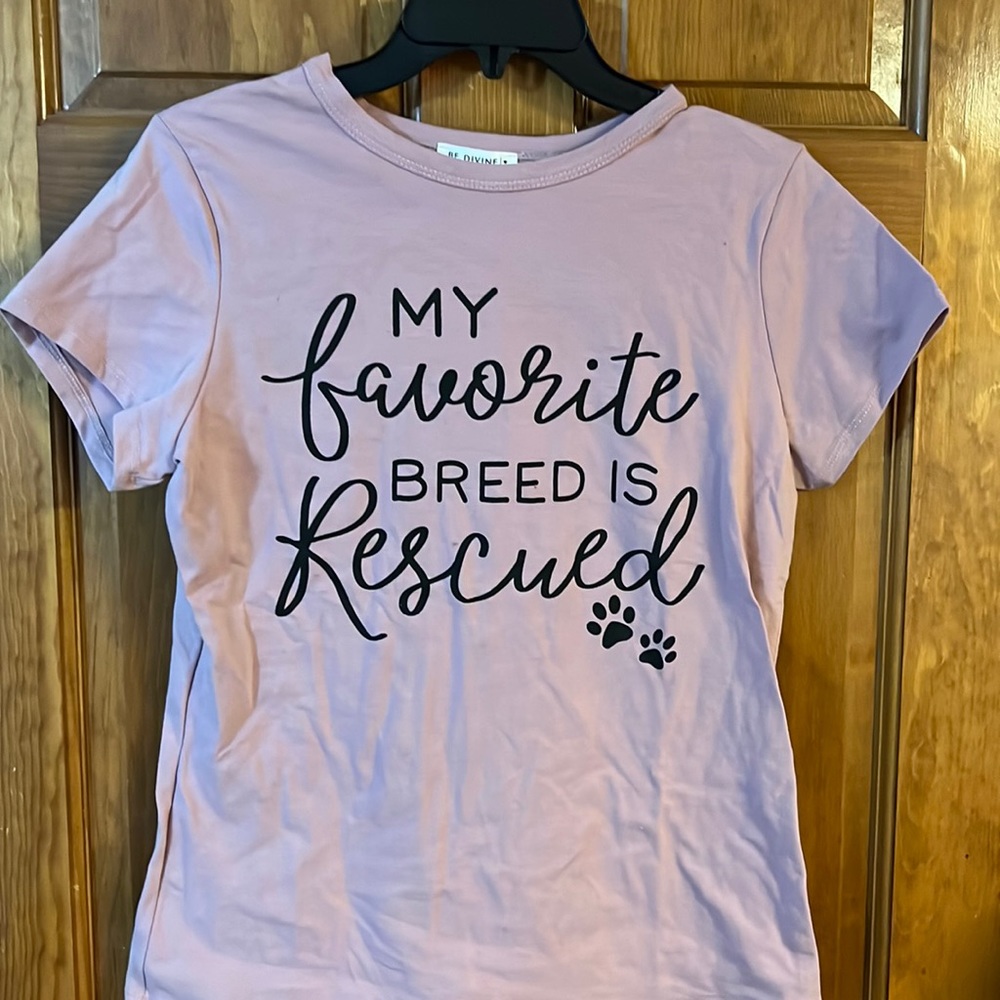 New Be Devine Womens T-shirt L